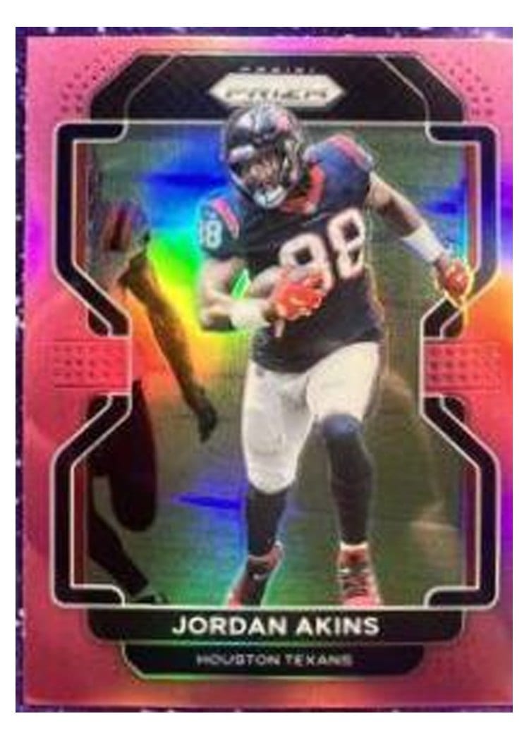 2021 Panini Prizm Base Set Jordan Akins #35 card