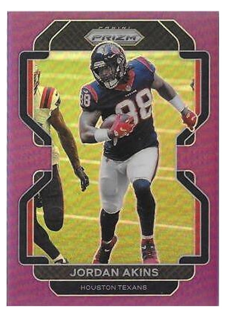 2021 Panini Prizm Base Set Jordan Akins #35 card