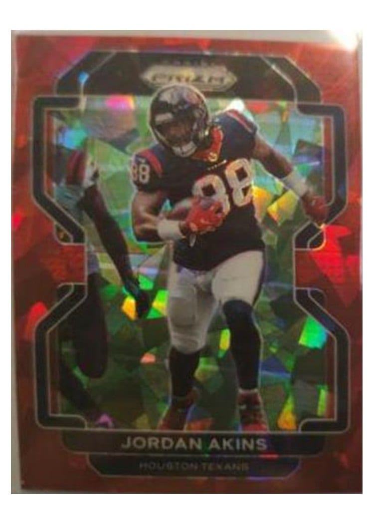 2021 Panini Prizm Base Set Jordan Akins #35 card
