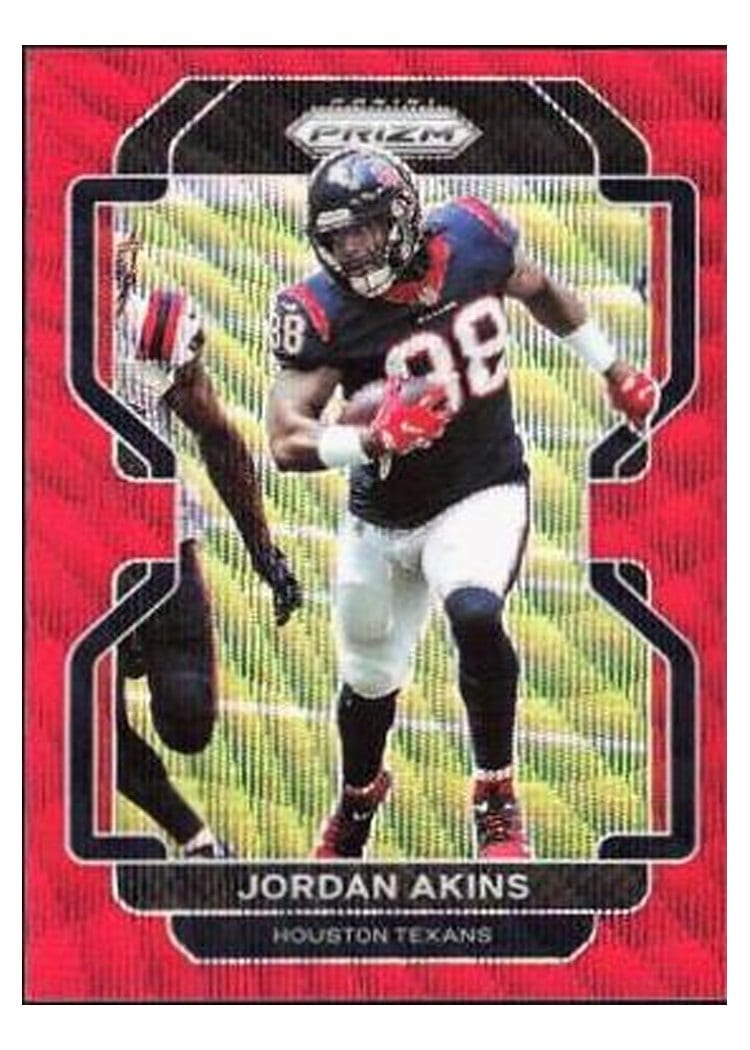 2021 Panini Prizm Base Set Jordan Akins #35 card