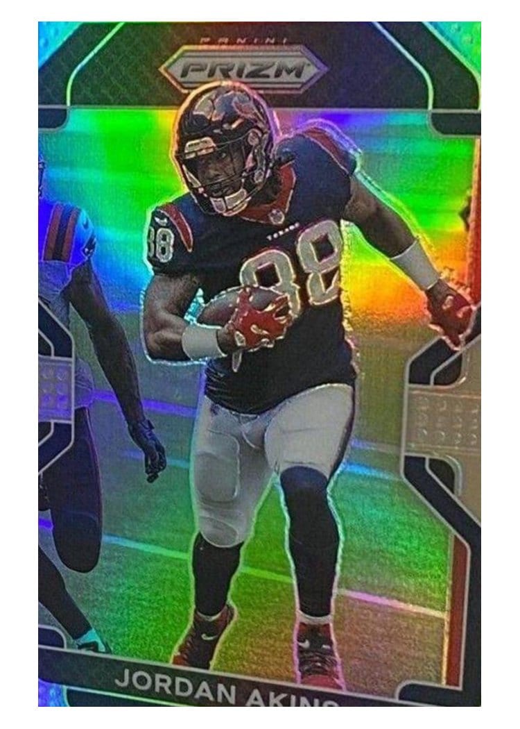 2021 Panini Prizm Base Set Jordan Akins #35 card