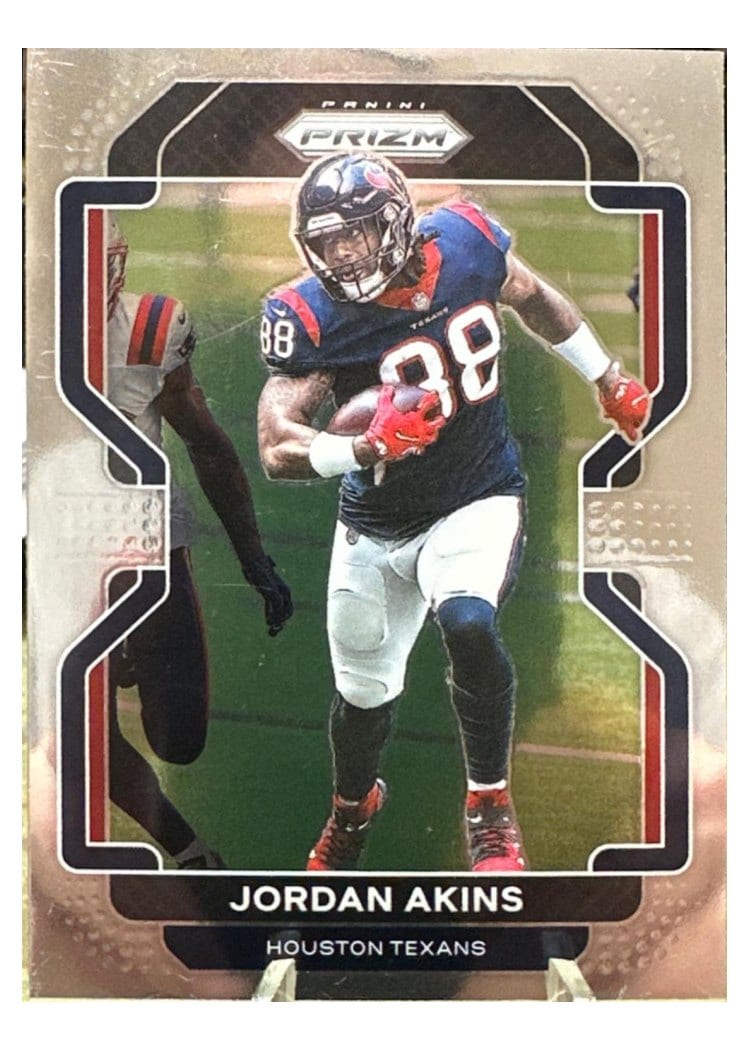 2021 Panini Prizm Base Set Jordan Akins #35 card