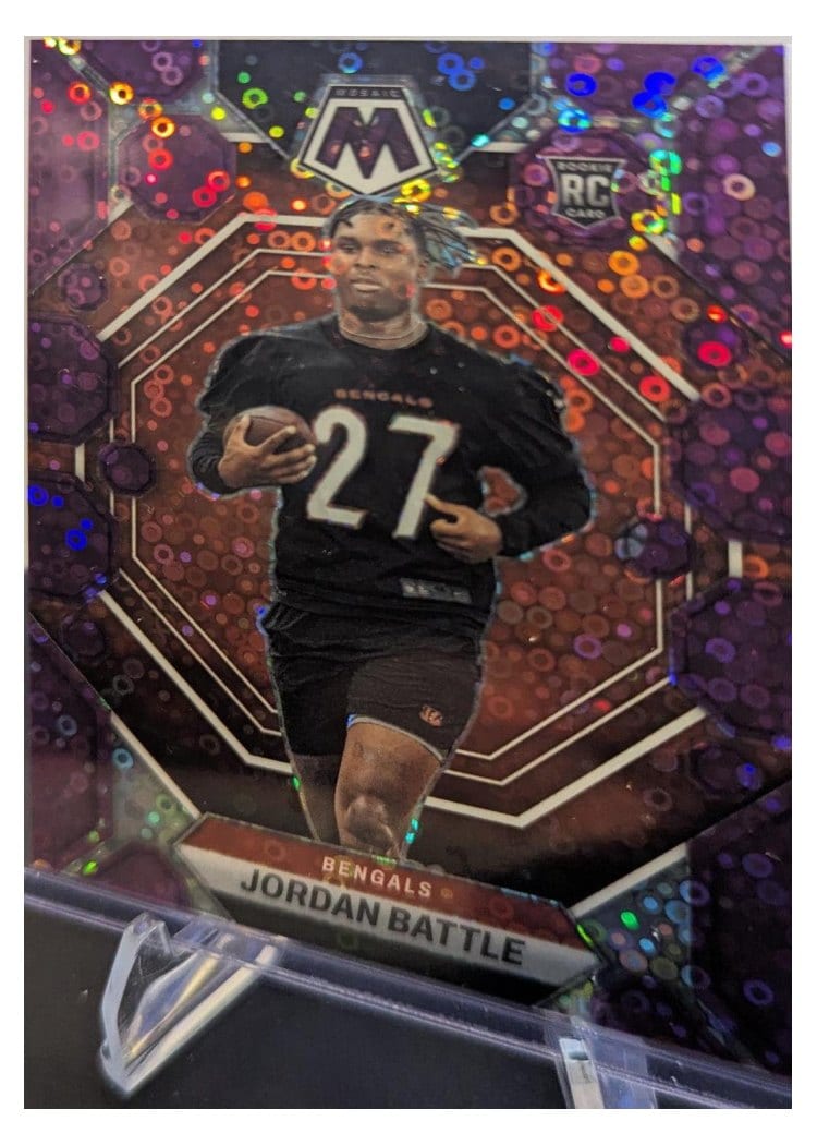 2023 Panini Mosaic Base Set Jordan Battle No Huddle Purple #338 card