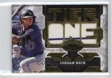 2025 Topps Tier One Die-Cut Relics Jordan Beck #T1RD-JB card