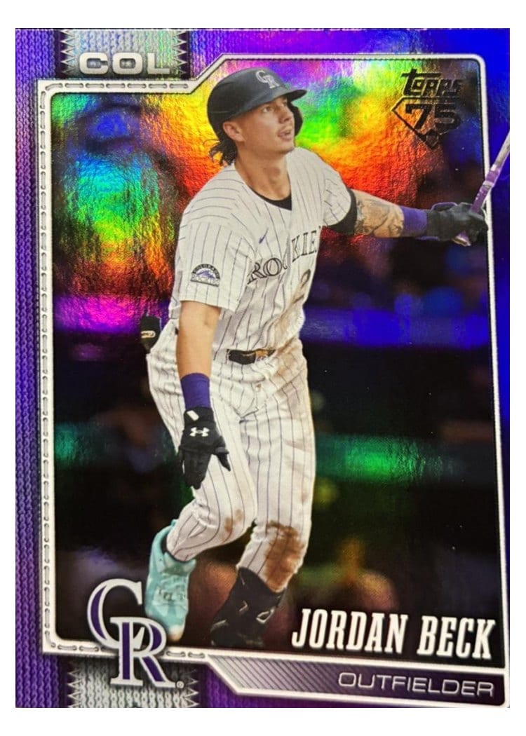 2026 Topps Base Set Jordan Beck #12 card