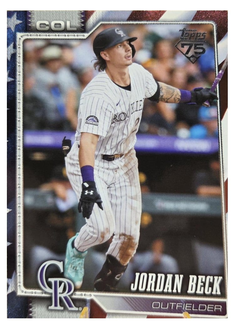 2026 Topps Base Set Jordan Beck #12 card
