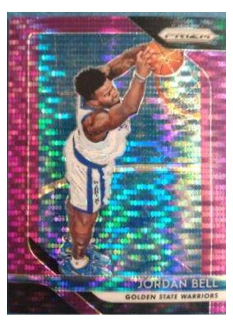 2018-19 Panini Prizm Base Set Jordan Bell Purple Prizm #292 card