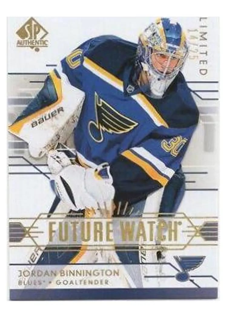 2014 SP Authentic Jordan Binnington #221 card
