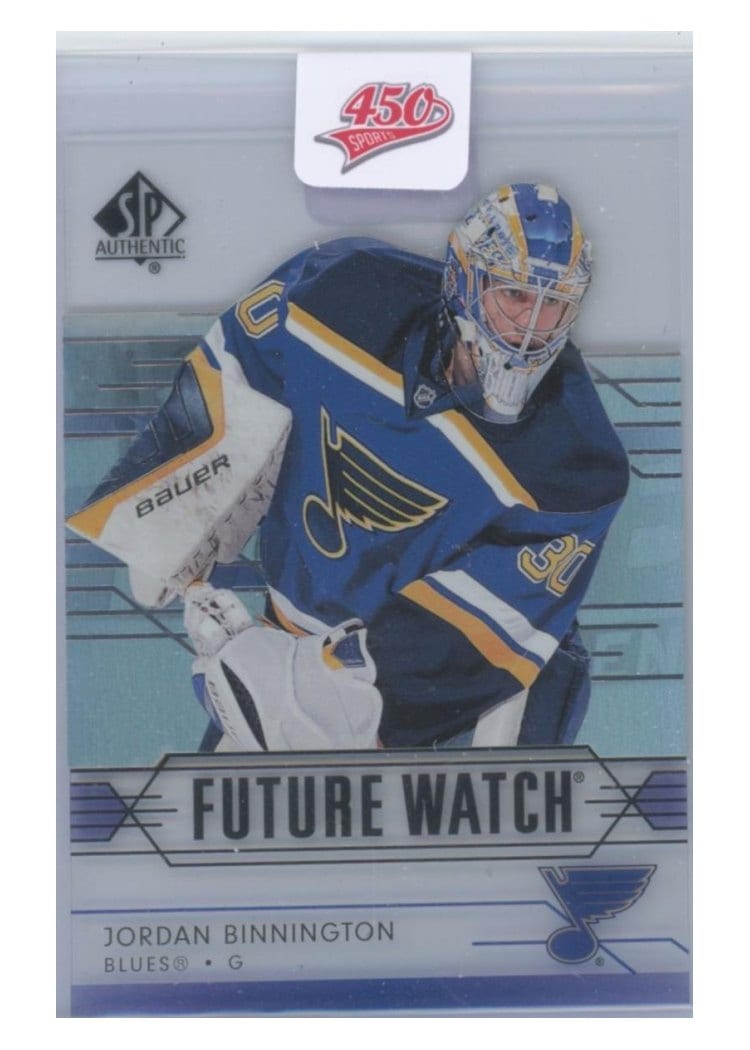 2024-25 SP Authentic Acetate Retro Future Watch Jordan Binnington #221 card