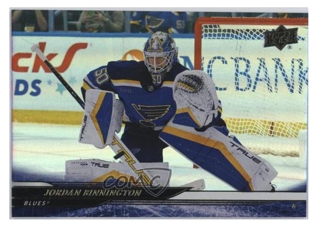 2024-25 Upper Deck Base Set Jordan Binnington Silver Foil #163 card