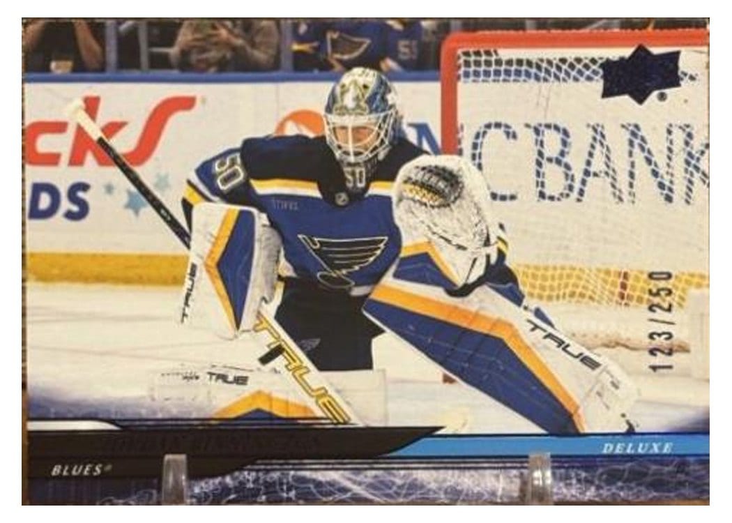 2024-25 Upper Deck Base Set Jordan Binnington #163 card