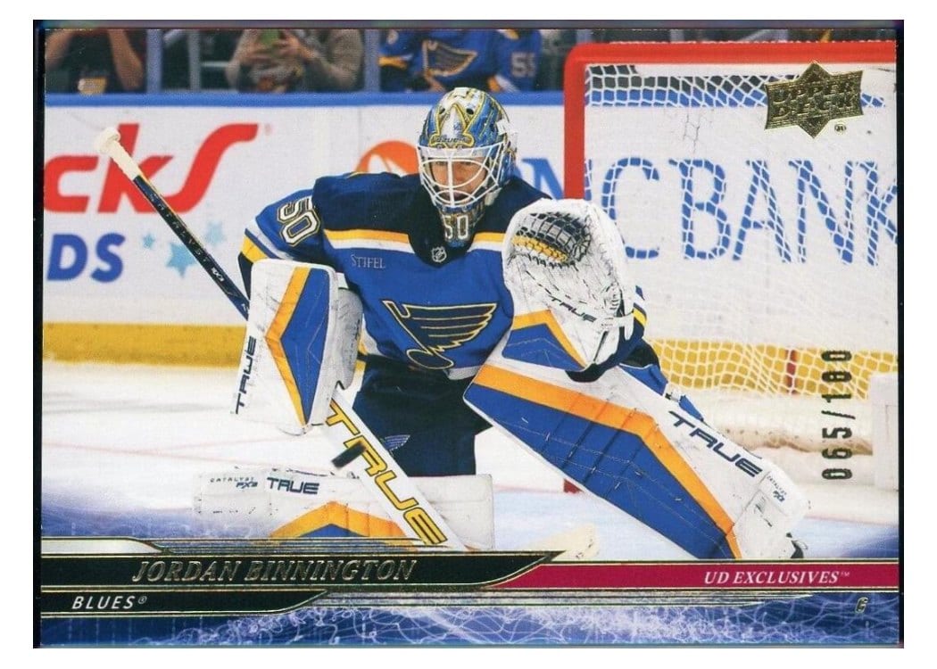 2024-25 Upper Deck Base Set Jordan Binnington #163 card