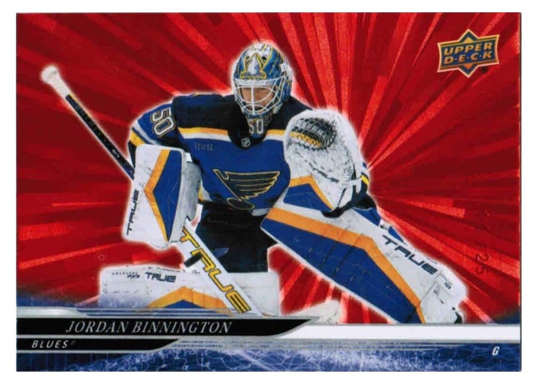 2024-25 Upper Deck Base Set Jordan Binnington #163 card