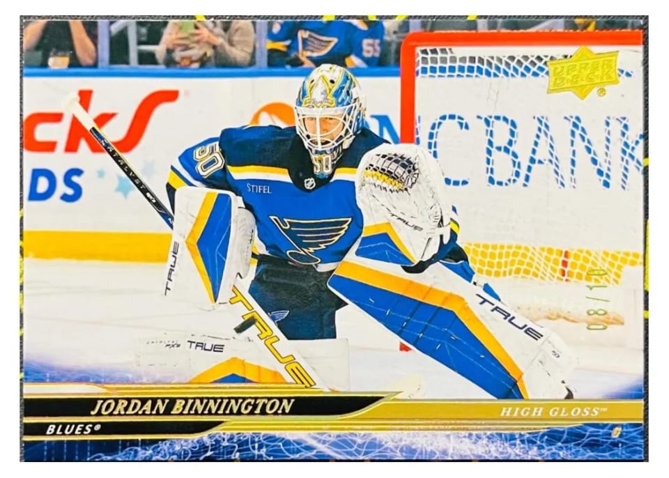 2024-25 Upper Deck Base Set Jordan Binnington #163 card
