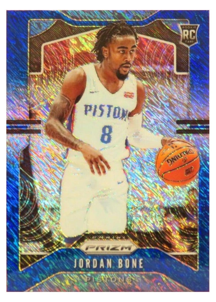2019-20 Panini Prizm Base Set Jordan Bone #291 card