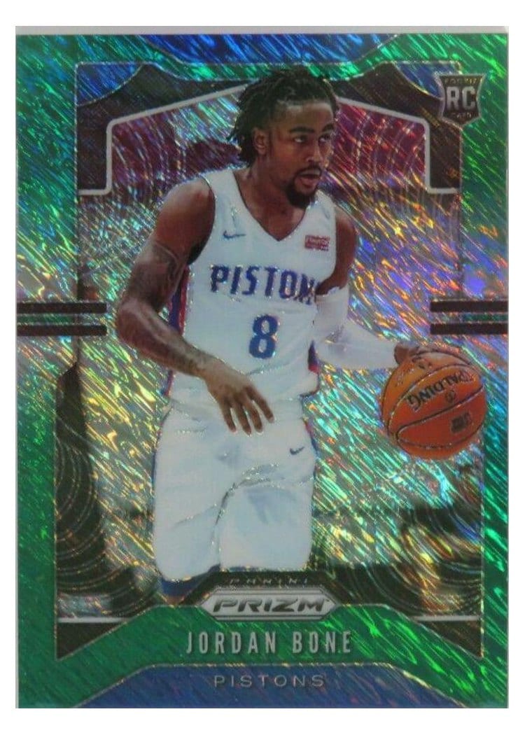 2019-20 Panini Prizm Base Set Jordan Bone #291 card