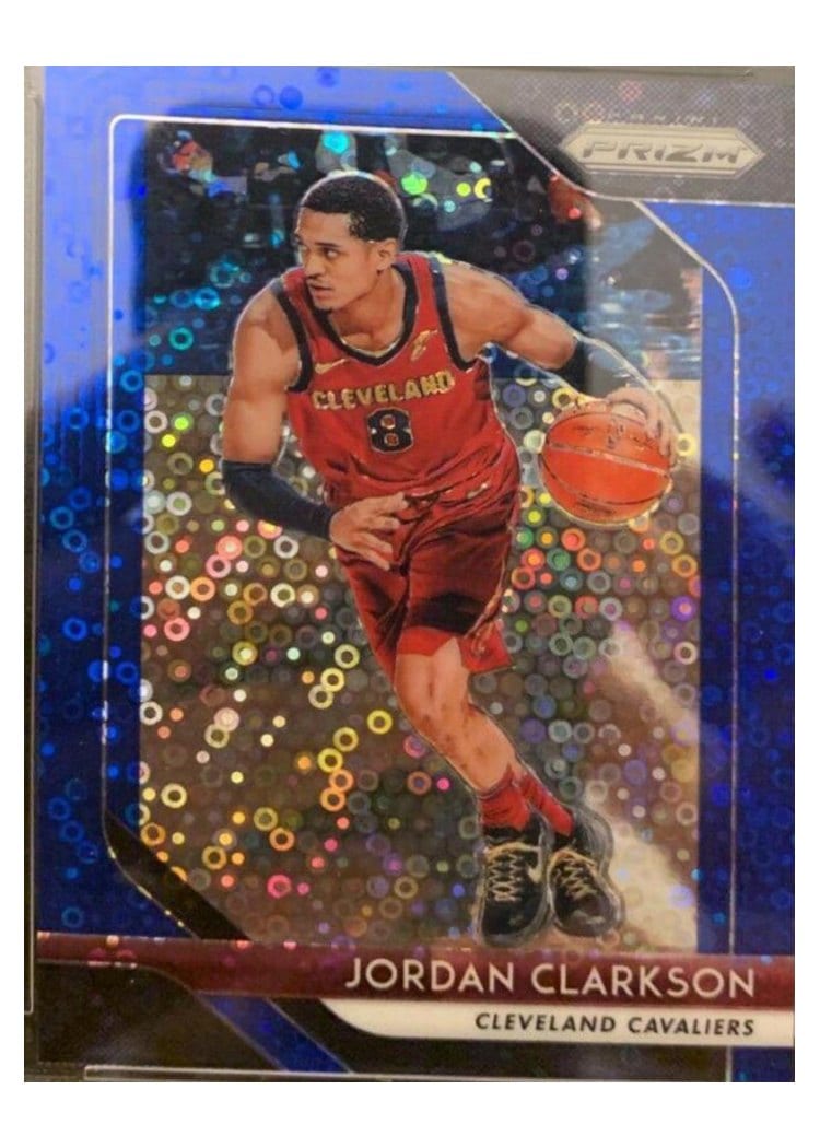 2018-19 Panini Prizm Base Set Jordan Clarkson #190 card