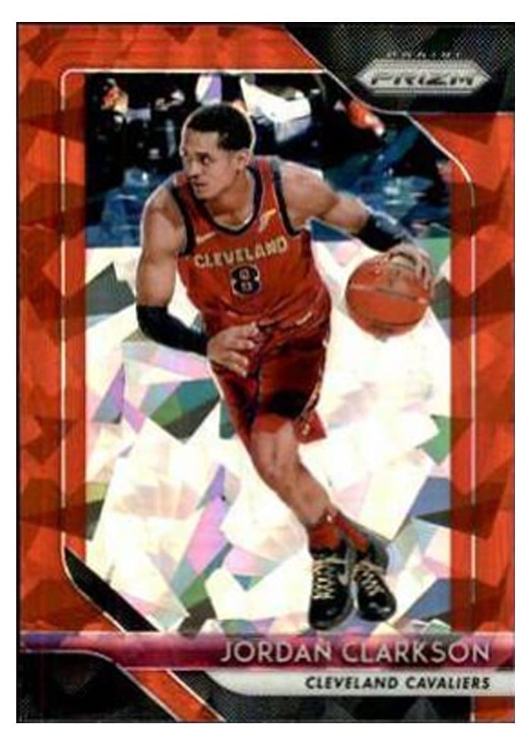 2018-19 Panini Prizm Base Set Jordan Clarkson #190 card
