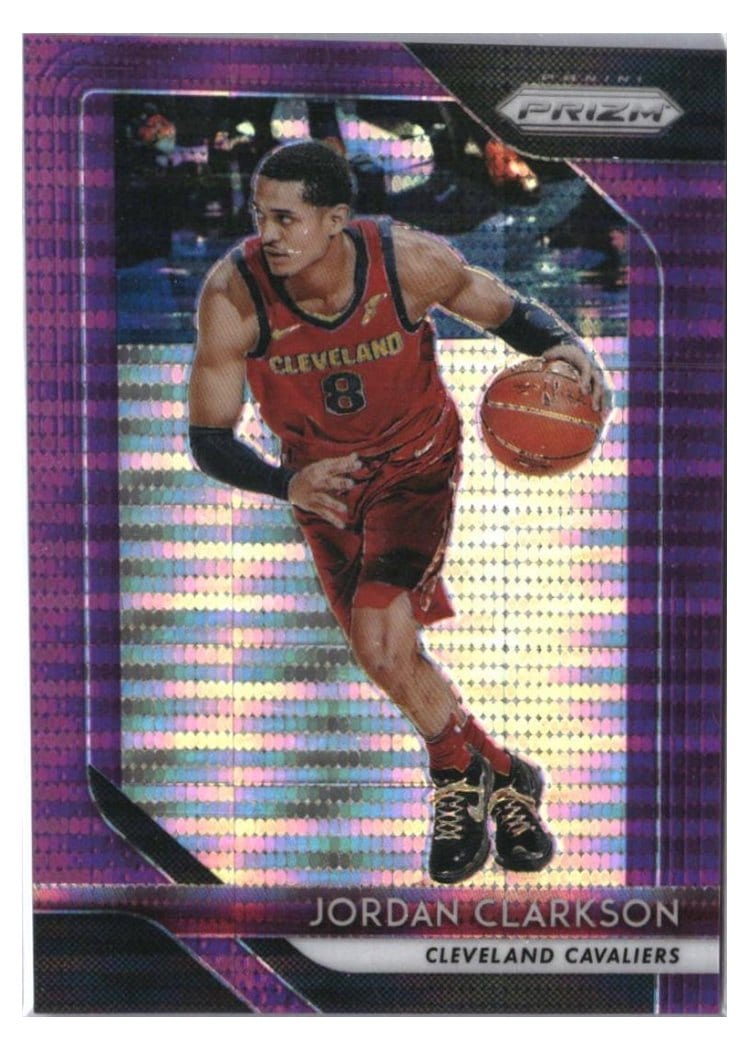 2018-19 Panini Prizm Base Set Jordan Clarkson #190 card