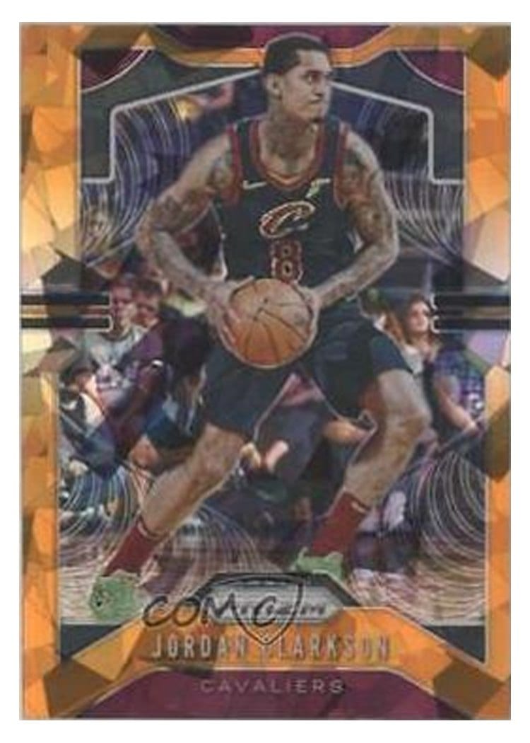 2019-20 Panini Prizm Base Set Jordan Clarkson #69 card