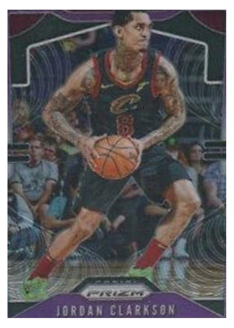 2019-20 Panini Prizm Base Set Jordan Clarkson #69 card
