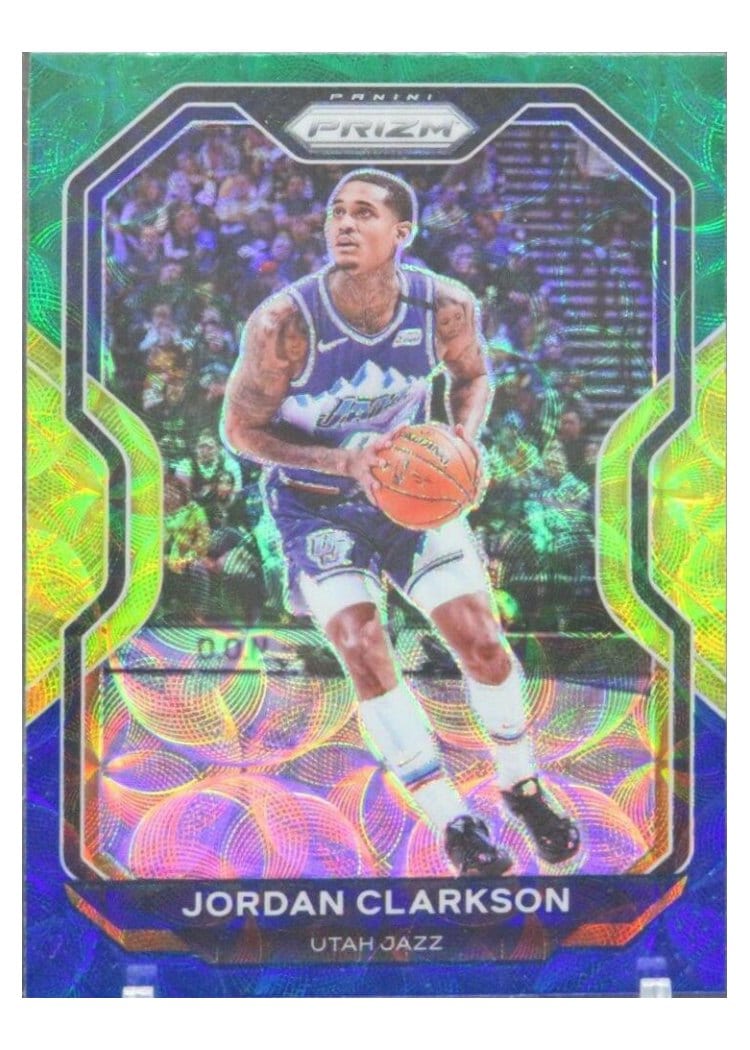 2020-21 Panini Prizm Base Set Jordan Clarkson #135 card