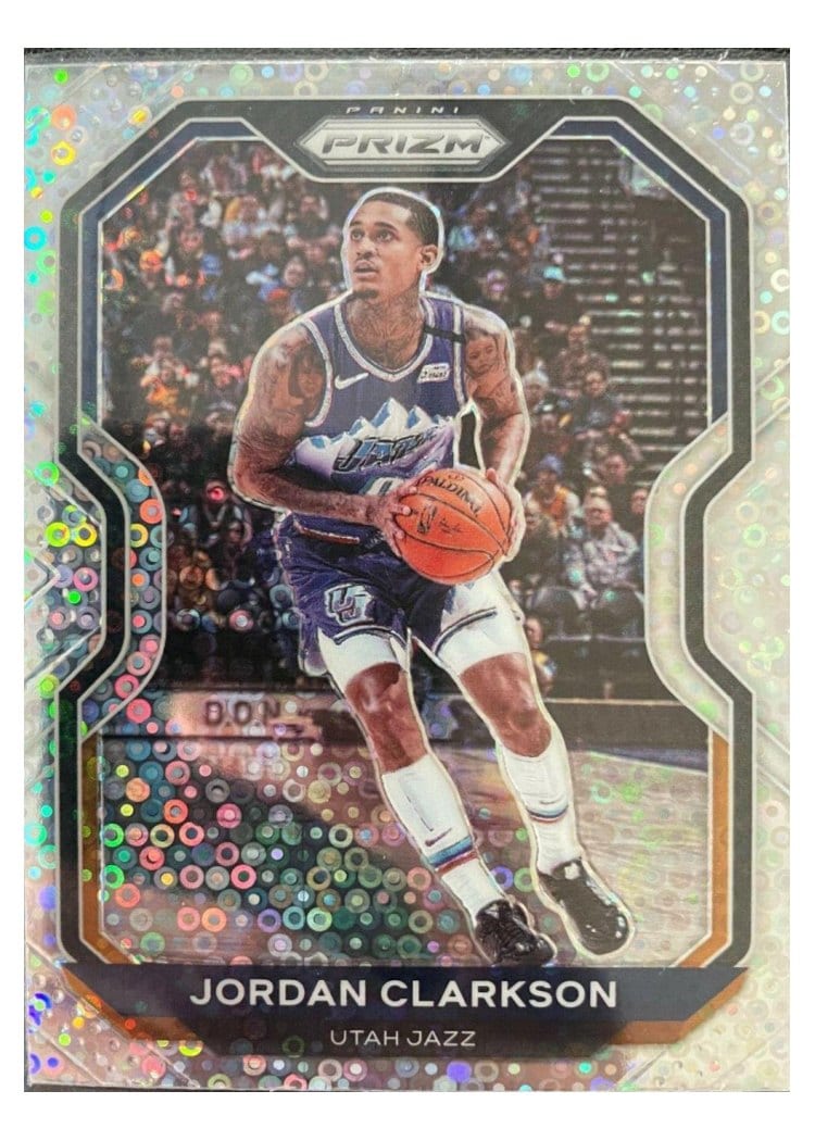 2020-21 Panini Prizm Base Set Jordan Clarkson #135 card