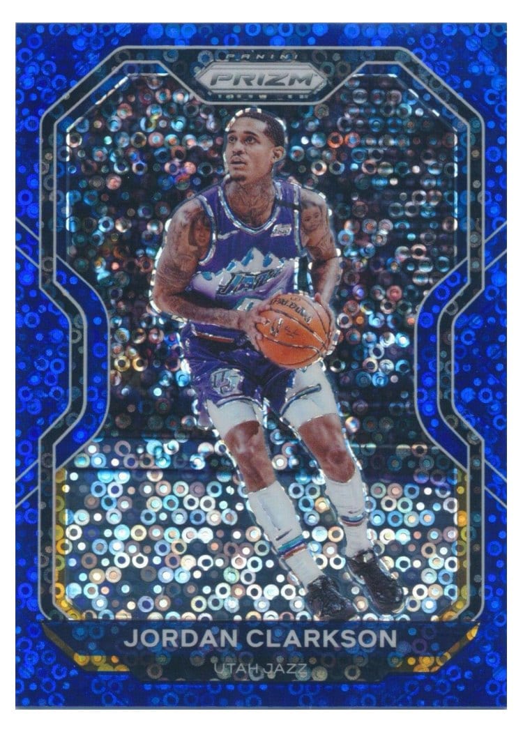 2020-21 Panini Prizm Base Set Jordan Clarkson #135 card