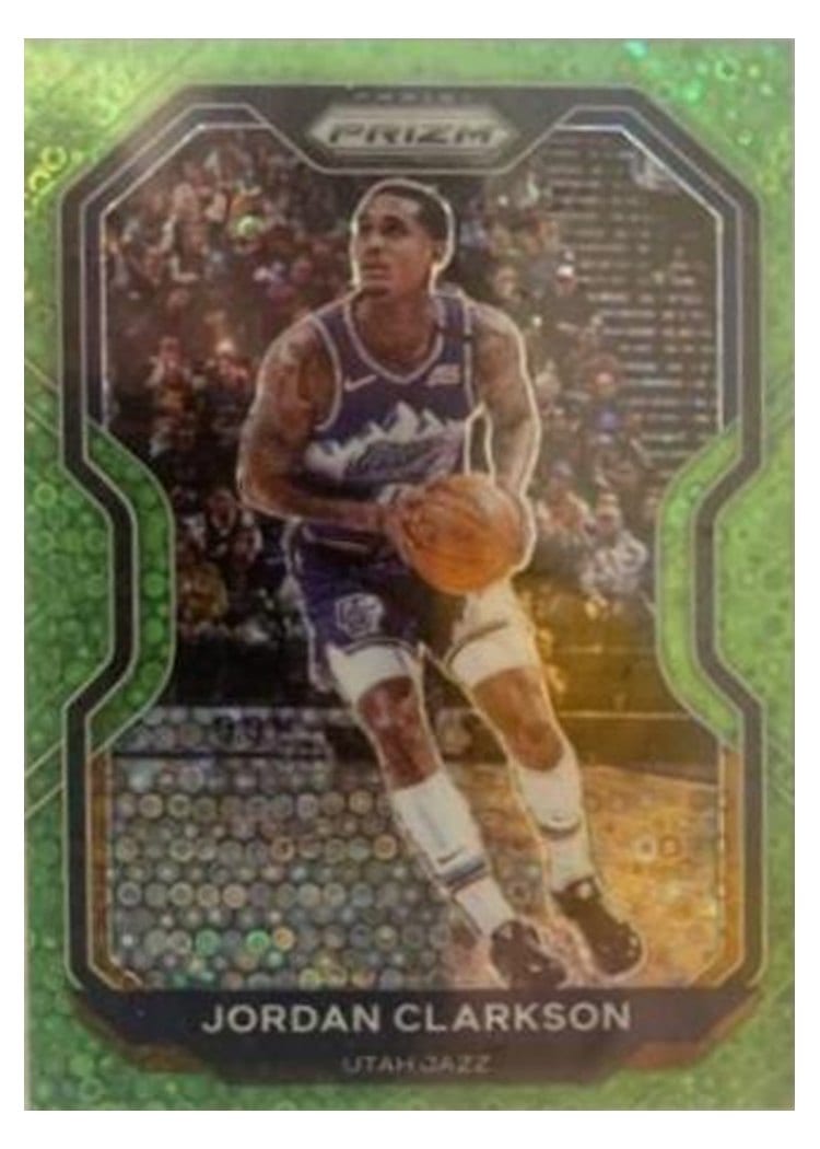 2020-21 Panini Prizm Base Set Jordan Clarkson #135 card