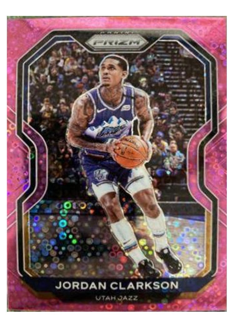 2020-21 Panini Prizm Base Set Jordan Clarkson #135 card