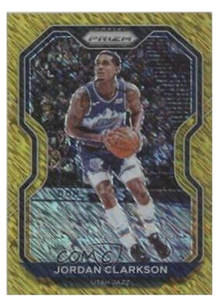 2020-21 Panini Prizm Base Set Jordan Clarkson #135 card