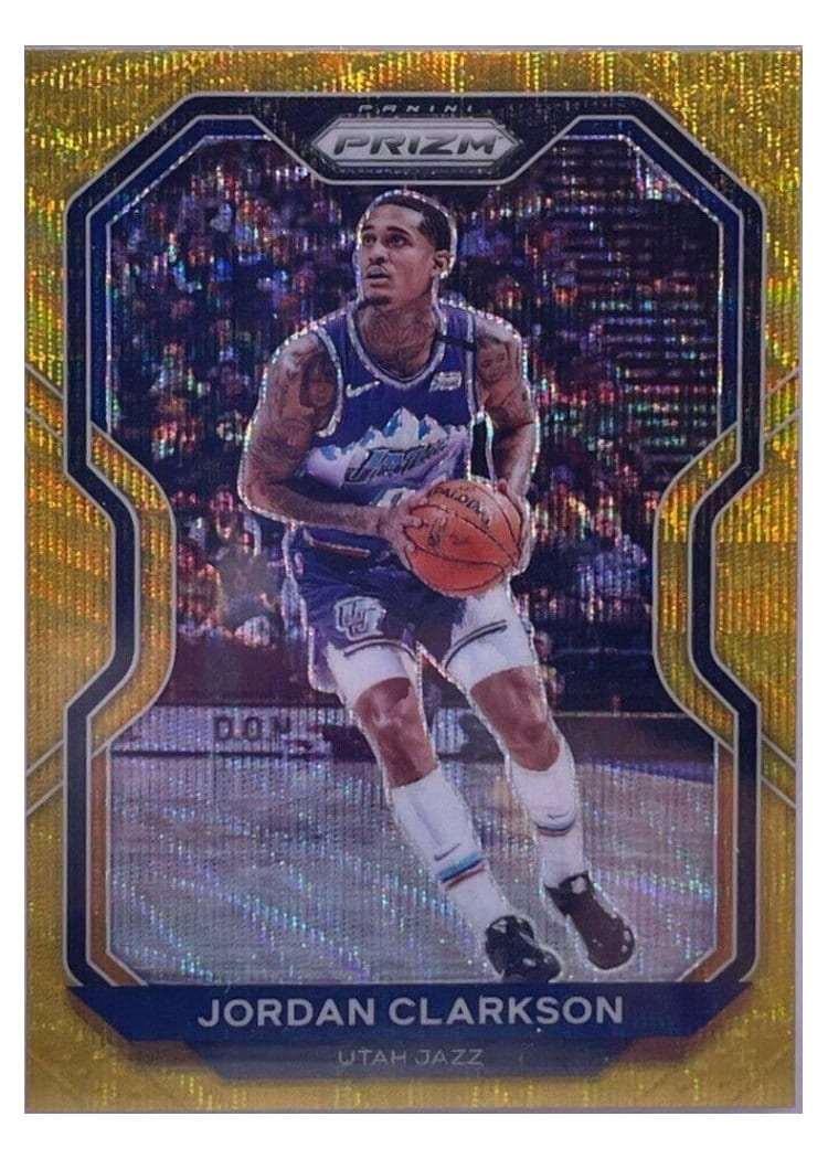 2020-21 Panini Prizm Base Set Jordan Clarkson #135 card