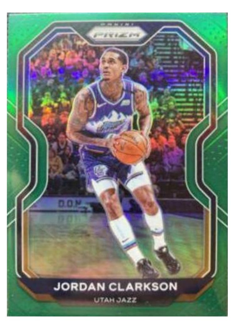 2020-21 Panini Prizm Base Set Jordan Clarkson #135 card