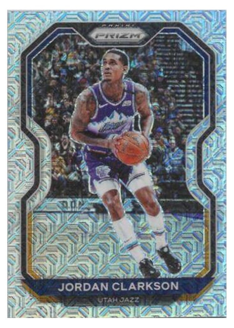 2020-21 Panini Prizm Base Set Jordan Clarkson #135 card