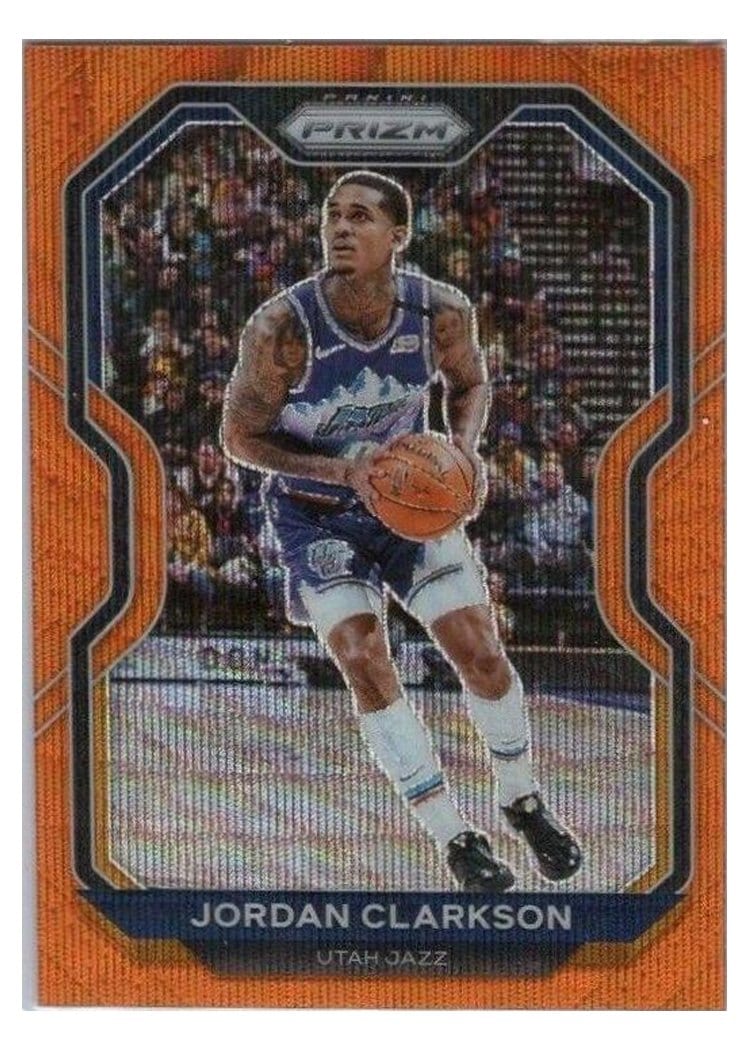 2020-21 Panini Prizm Base Set Jordan Clarkson #135 card