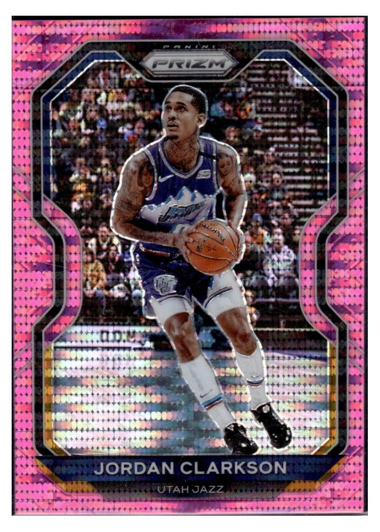 2020-21 Panini Prizm Base Set Jordan Clarkson #135 card