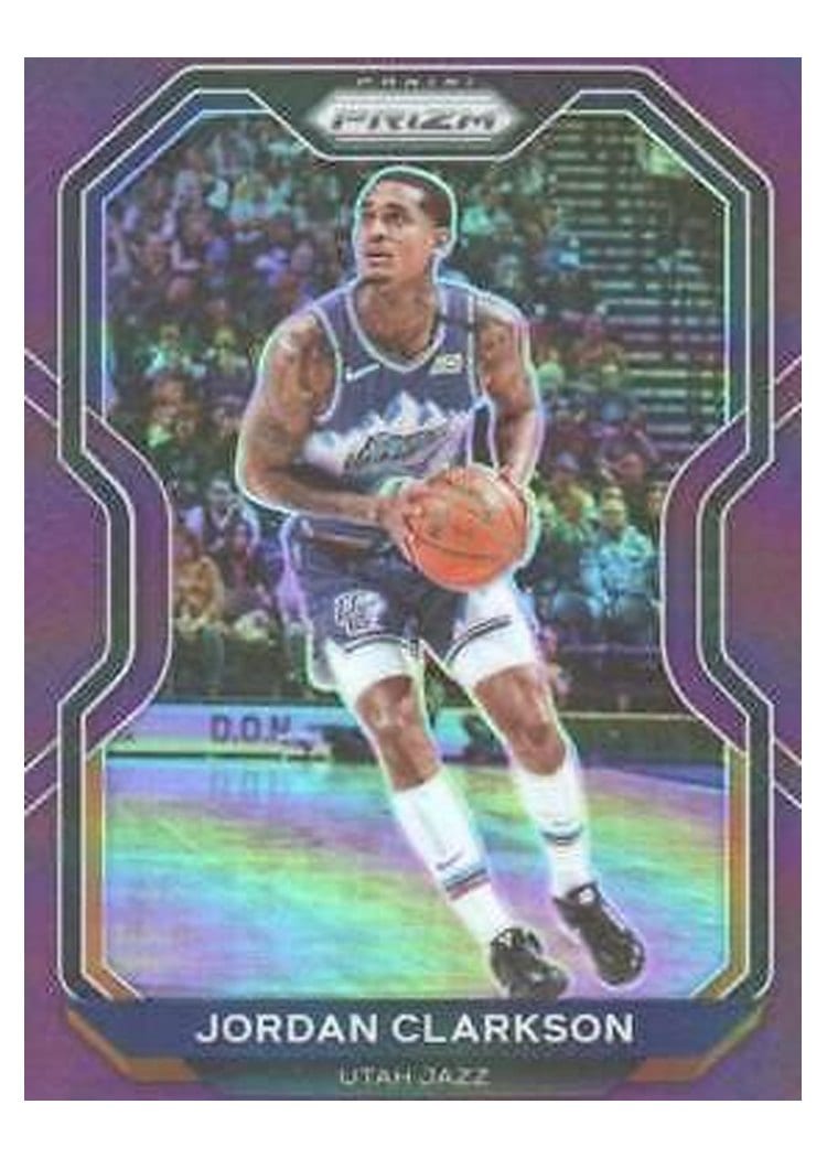 2020-21 Panini Prizm Base Set Jordan Clarkson #135 card