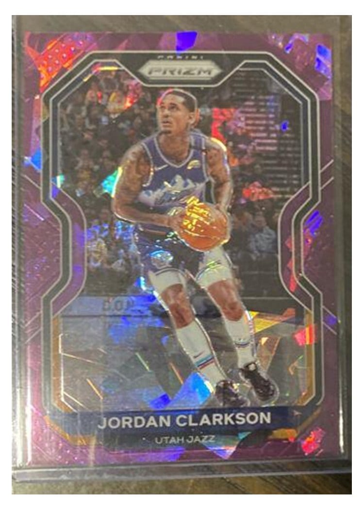 2020-21 Panini Prizm Base Set Jordan Clarkson #135 card