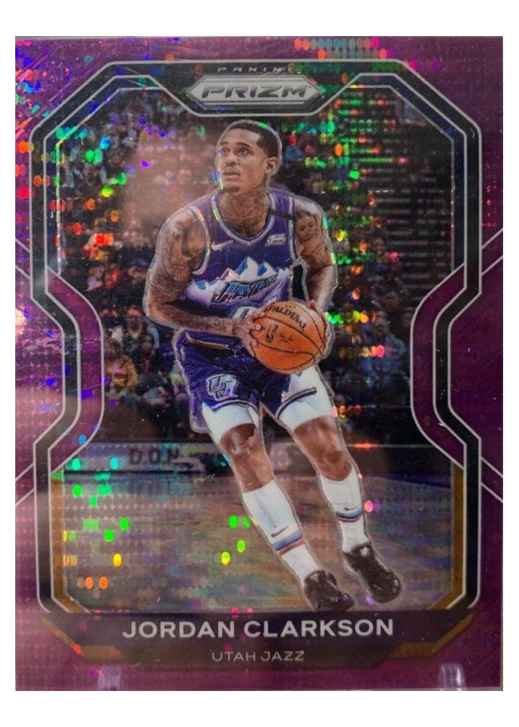 2020-21 Panini Prizm Base Set Jordan Clarkson #135 card