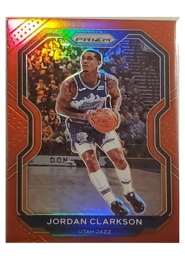 2020-21 Panini Prizm Base Set Jordan Clarkson #135 card