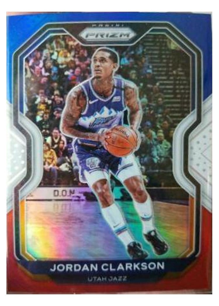 2020-21 Panini Prizm Base Set Jordan Clarkson #135 card