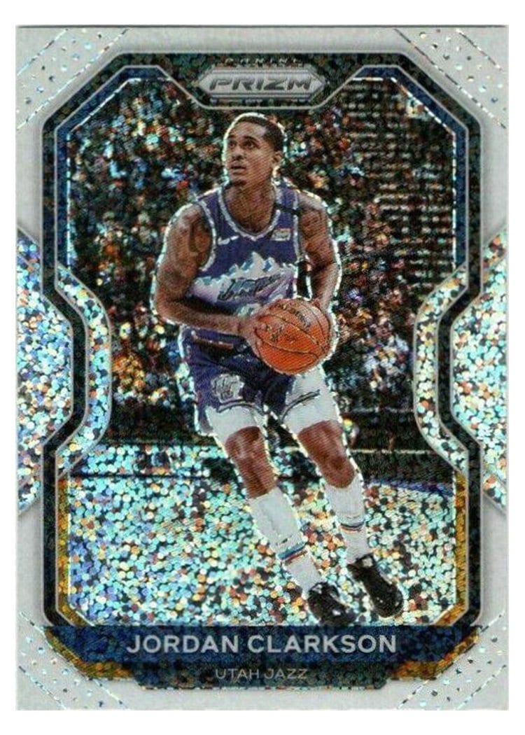 2020-21 Panini Prizm Base Set Jordan Clarkson #135 card