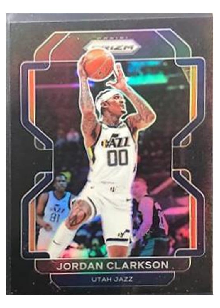 2021-22 Panini Prizm Base Set Jordan Clarkson #127 card