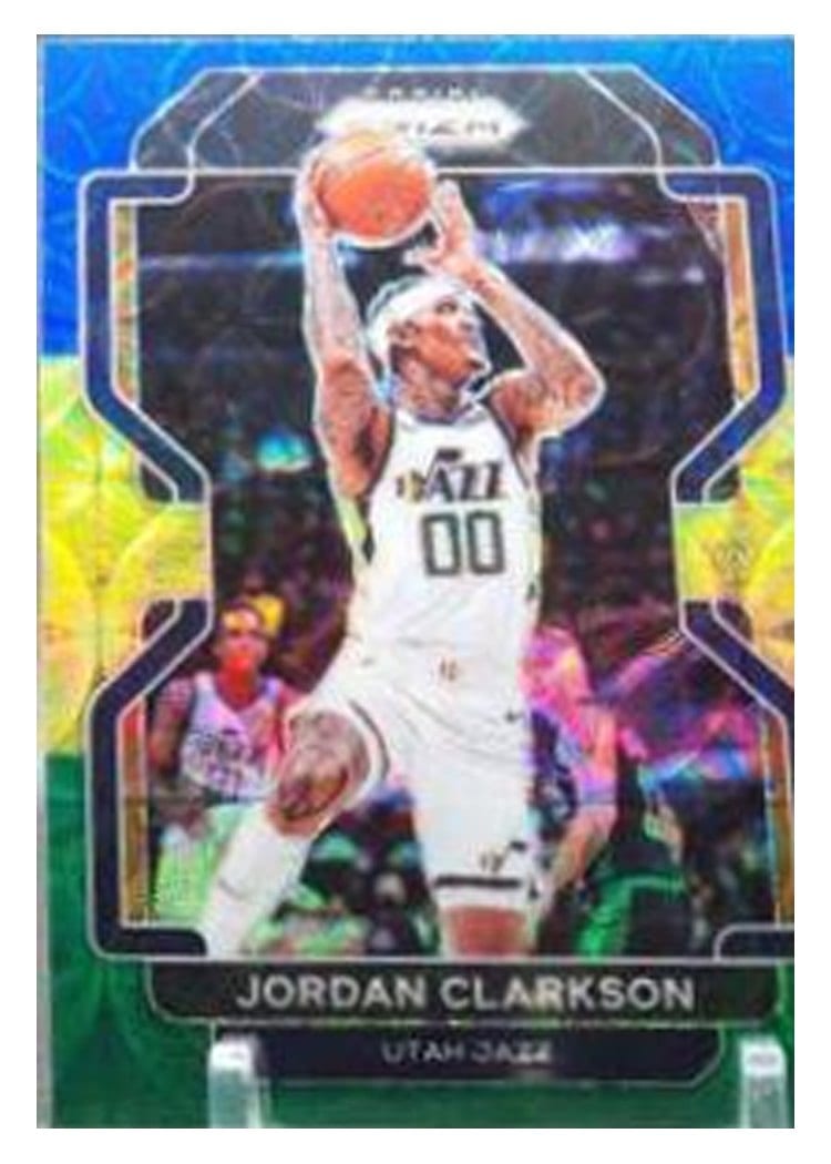 2021-22 Panini Prizm Base Set Jordan Clarkson #127 card