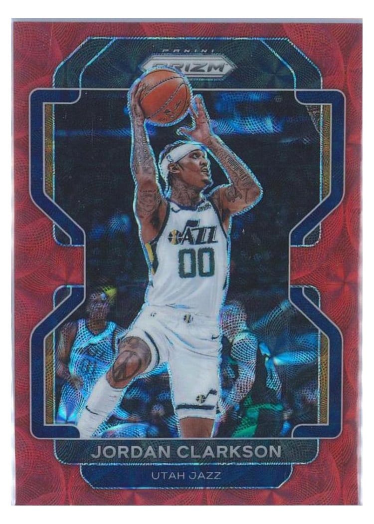 2021-22 Panini Prizm Base Set Jordan Clarkson #127 card
