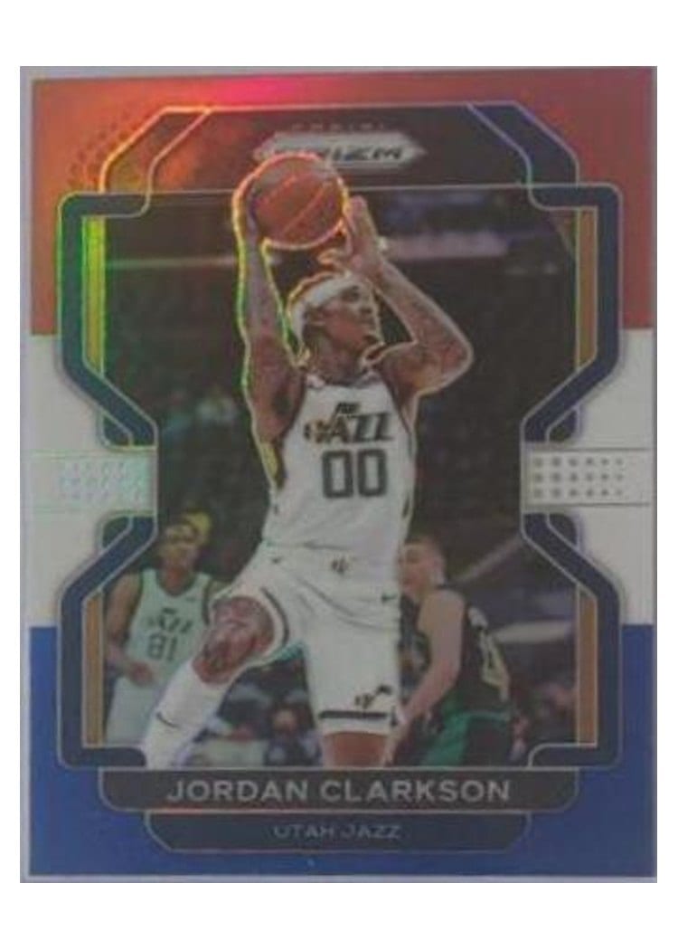 2021-22 Panini Prizm Base Set Jordan Clarkson #127 card