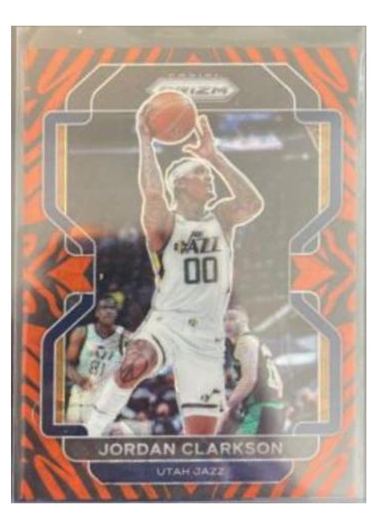 2021-22 Panini Prizm Base Set Jordan Clarkson #127 card