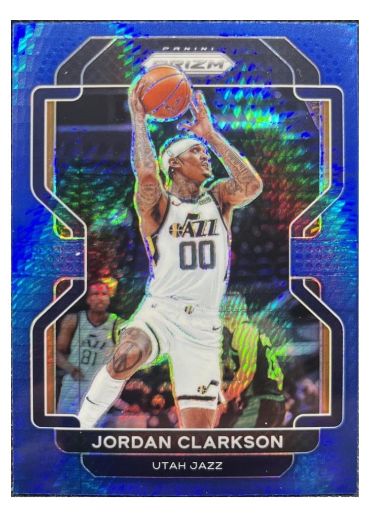2021-22 Panini Prizm Base Set Jordan Clarkson #127 card