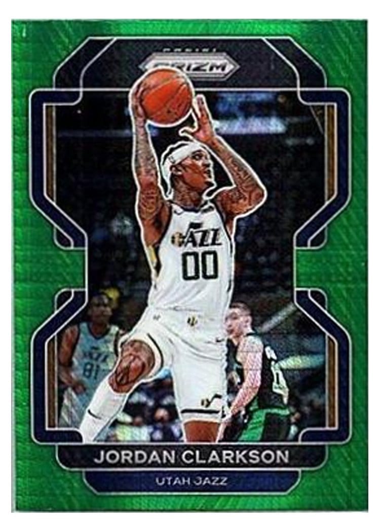 2021-22 Panini Prizm Base Set Jordan Clarkson #127 card