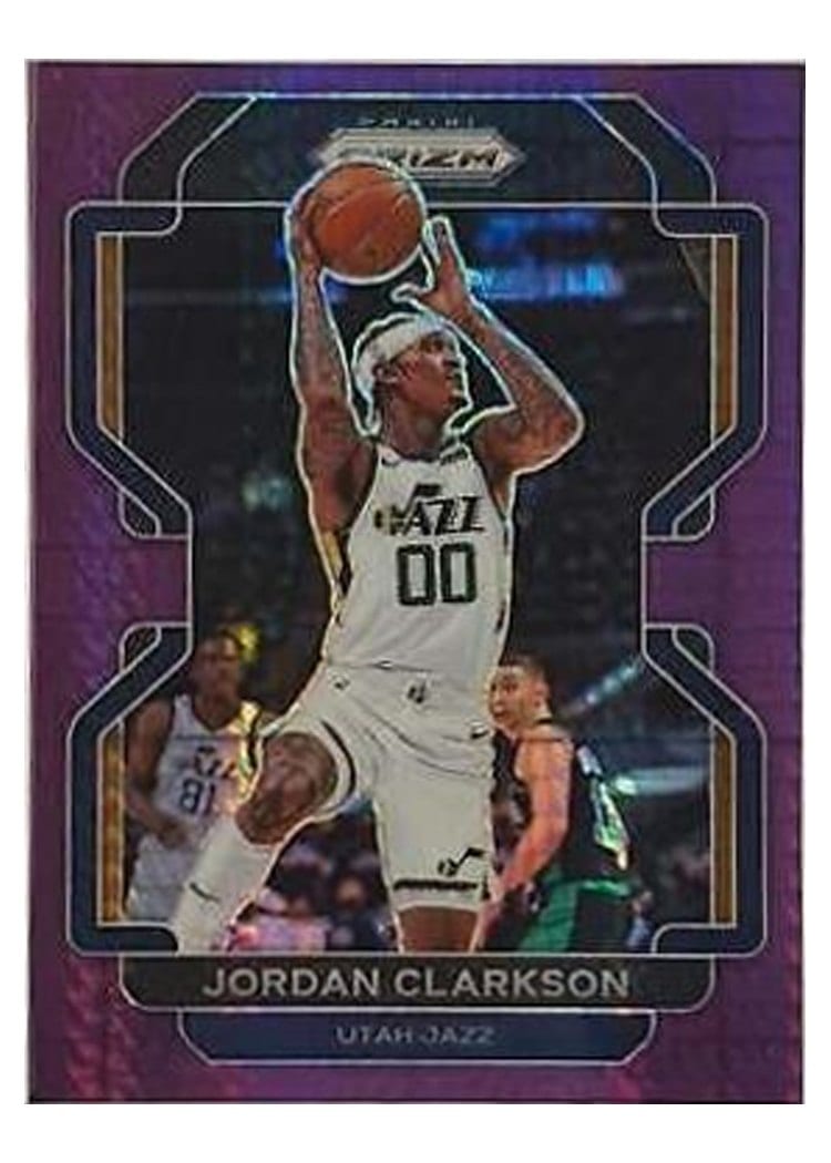 2021-22 Panini Prizm Base Set Jordan Clarkson #127 card